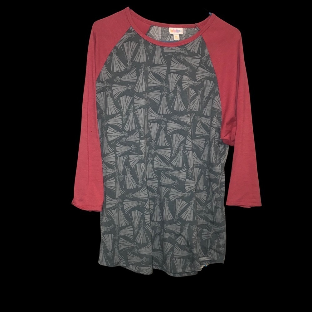 Women’s Lularoe sleeping beauty top plus size
